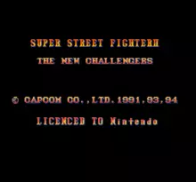 Image n° 4 - screenshots  : Super Street Fighter II - The New Challengers
